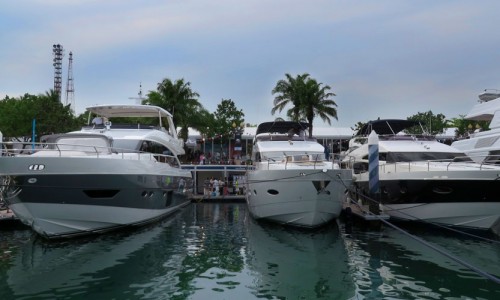 Working with Princess brand at Singapore Yacht Show 2014