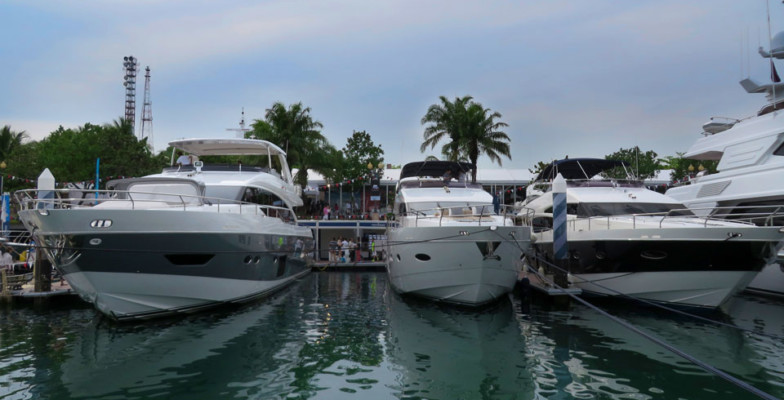 Working with Princess brand at Singapore Yacht Show 2014