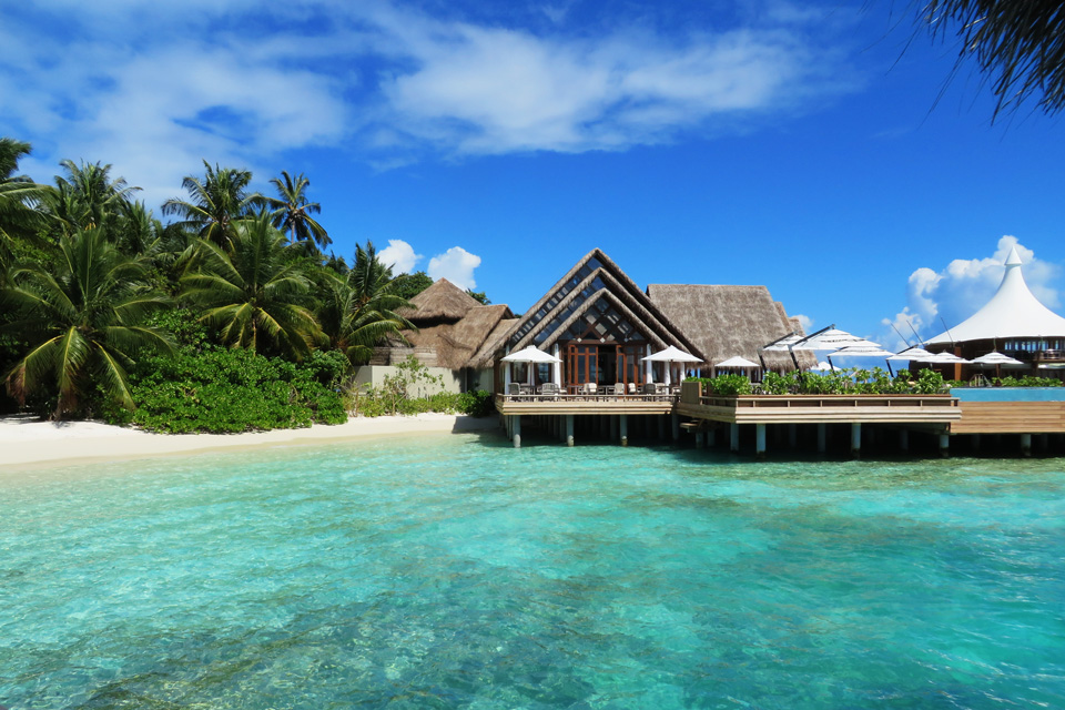 Luxury resorts at the Maldives are located on their own islands
