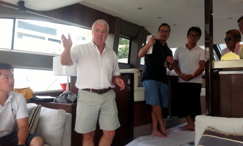 Successful yacht training of Princess South China team