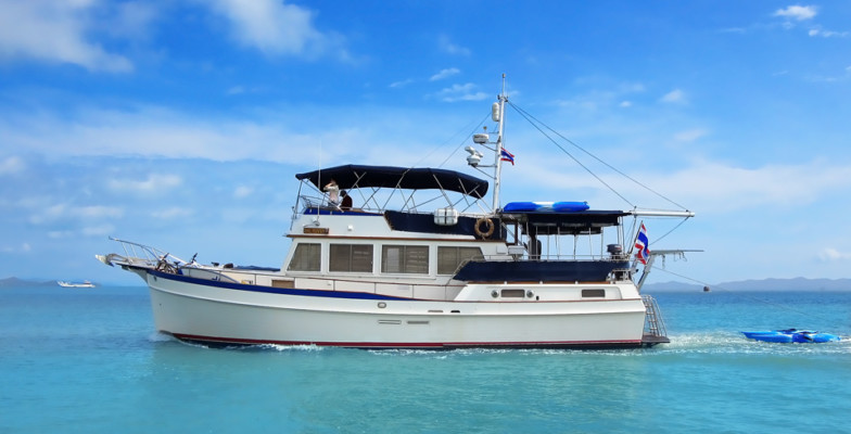 Grand Banks 49 for charter in Phuket