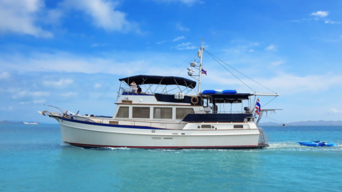Grand Banks 49 for charter in Phuket